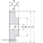 KHK (KHK Gears) SSCPG CP toothed spur gear
