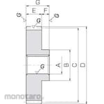 KHK MSGB Ground Spur Gear