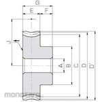 KHK Duplex Worm Wheel