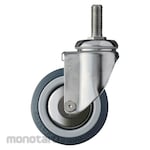 HAMMER CASTER Stainless Threadedstem Urethane Caster