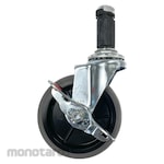TMEH JAPAN Plug Caster with Brake Φ100 (Roda Kastor Tancap)