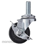 HAMMER CASTER Threadedstem Rubber Caster