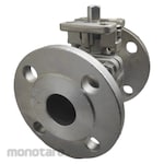 KZE Flanged Thread 2-Part Ball Valve ANSI SUS304