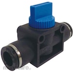 PISCO Hand Valve Union Straight 2 Way Valve