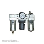 Orange Air Filter Regulator Lubricator