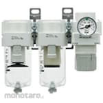 SMC Modular Type Air Combination Air Filter + Mist Separator + Regulator AC20C-A to AC40C-A