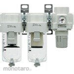 SMC Modular Type Air Combination Air Filter/Mist Separator/Regulator AC40C-B Series AC40C-02G