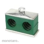 Ultra Alfatec Hydraulic Pipe Clamp Light Series Double Hole (Klem Pipa)