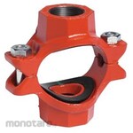 Victaulic Mechanical Tee Cross 920N Female (BSPT) (Klem T Dua Sekrup)