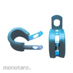 Matlock Zinc Plated P-Clips Rubber Lined (Klem P)