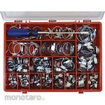 Matlock Assorted Zinc Plated Hose Clips + Flexdriver