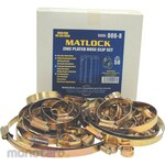 Matlock Assorted Zinc Plated Hose Clips