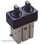 SMC Wedge-shaped Cam Drive Slide Type Air Chuck 2-jaw Standard Type MHK2 Series MHK2-16D