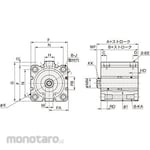 CKD Super Compact Cylinder Double Acting, Single Rod Type SSD2-L-40-10