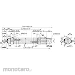 CKD Tight Cylinder Basic (Single Rod) Base CMK2-CA-25-100