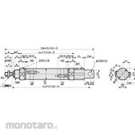 CKD Tight Cylinder Basic (Single Rod) Base CMK2-CB-32-150