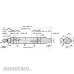 CKD Tight Cylinder Basic (Single Rod) Base CMK2-CB-32-25