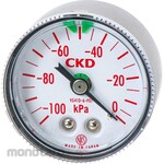 CKD VG41D Series Vacuum Pressure Gauge with Limit Mark