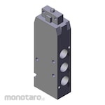 SMC 5 Port Mechanical Valve