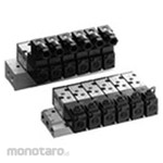 SMC 5 Port Solenoid Valve Direct Operated Poppet Type Rubber Seal VV5K3 Series