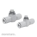 SMC Clean Series Speed Controller with One-touch Fittings 10-AS Series