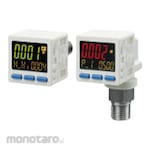 SMC General-Purpose Fluid 3-Screen High-Precision Digital Pressure Switch IO-Link Compatible 1 Output for Positive Pressure ISE20CF Series