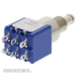APEM Push Button Switch, Latching, Panel Mount, Dpdt, 8646A
