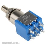 APEM Push Button Switch, Momentary, Panel Mount, Dpdt, 8642A