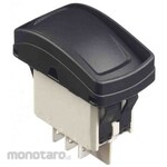 APEM Rocker Switch Double Pole Double Throw Dpdt Illumination: None Cutout Width: 21.08Mm 10 Pieces Per Set