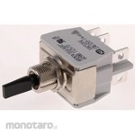 APEM Toggle Switch, Dpdt, Panel Mount, On-Off-On, 649Nh/2