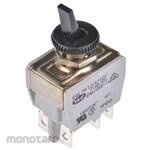APEM Toggle Switch, Dpdt, Panel Mount, On-On, 646Nh/2