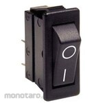 BULGIN Rocker Switch Double Pole Single Throw Dpst Illumination: None Cutout Width: 22.3Mm 5 Pieces Per Bag