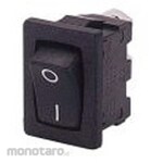 BULGIN Rocker Switch Single Pole Single Throw Spst Illumination: None Cutout Width: 12.9Mm 5 Pieces Per Bag