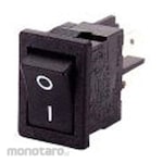 BULGIN Rocker Switch Single Pole Single Throw Spst Illumination: None Cutout Width: 12.9Mm 5 Pieces Per Bag
