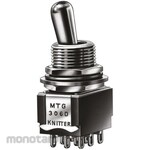 KNITTER-SWITCH Toggle Switch Latch 3 Pole Double Throw (3Pdt)