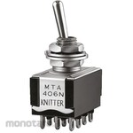 KNITTER-SWITCH Toggle Switch Latch 4 Pole Double Throw (4Pdt)