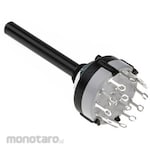 LORLIN Lorlin Rotary Switch, 6 Pole, Panel Mount Ck1030