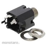 SWITCHCRAFT Switchcraft, Phone Connector, 6.35 Mm Through Hole Mount, Mono