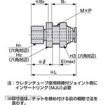 CKD New Joint GW (Fitting) / (Bulk Head For Tightening Joint)