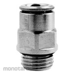 Camozzi Fittings Mod. 6512 Micro Metric-BSP Male Connector Fitting Pneumatic