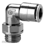 Camozzi Micro Metric Swivel Male Elbow Fitting Pneumatic Mod. 6522 (Sambungan Pneumatik)