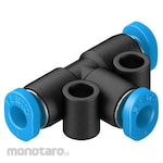 FESTO Fitting Pneumatic Push-in T-connector QSM Series (Sambungan Pneumatik)