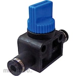 PISCO Hand Valve Union Straight 3 Way Valve