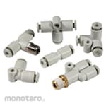 SMC One-touch Fitting Pneumatic Metric Size KQ2L06 Series (Sambungan Pneumatik)