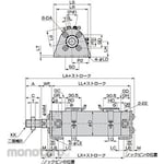 CKD Super Micro Cylinder SCM Basic (Single Rod) Base SCM-LB-50B Stroke 250