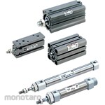 SMC CM2X-Z/CDM2X-Z - Low Speed Cylinder/Double Acting: Single Rod CDM2XL40