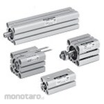SMC CQS/CDQS - Standard type/Double acting: Single rod CDQSB20-20DM