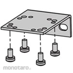 SMC L-Bracket Assembly Main Unit Mounting Screws Included
