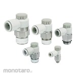 SMC Speed Controller with One-touch Fitting Elbow Type AS_2_1F-A