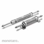 SMC Standard Round Air Cylinder/Double Acting Double Rod CM2W-Z Series CM2W
